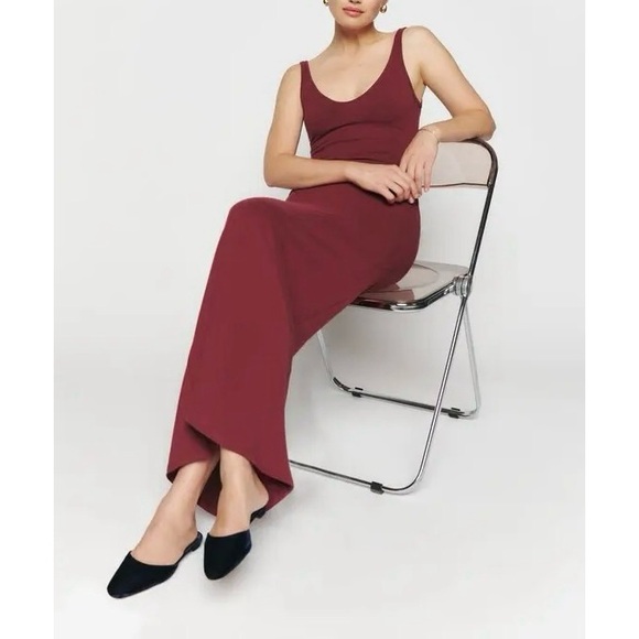 Reformation Dresses & Skirts - Reformation Tyra Knit Dress Chianti XL